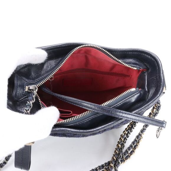 Chanel With Serial Seal Gabrielle De Chanel Leather 2WAY Shoulder Bag Crossbody - Picture 12 of 15